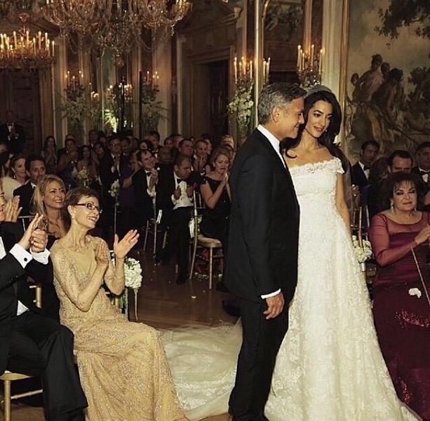 George Clooney and Amal Alamuddin Wedding Pictures